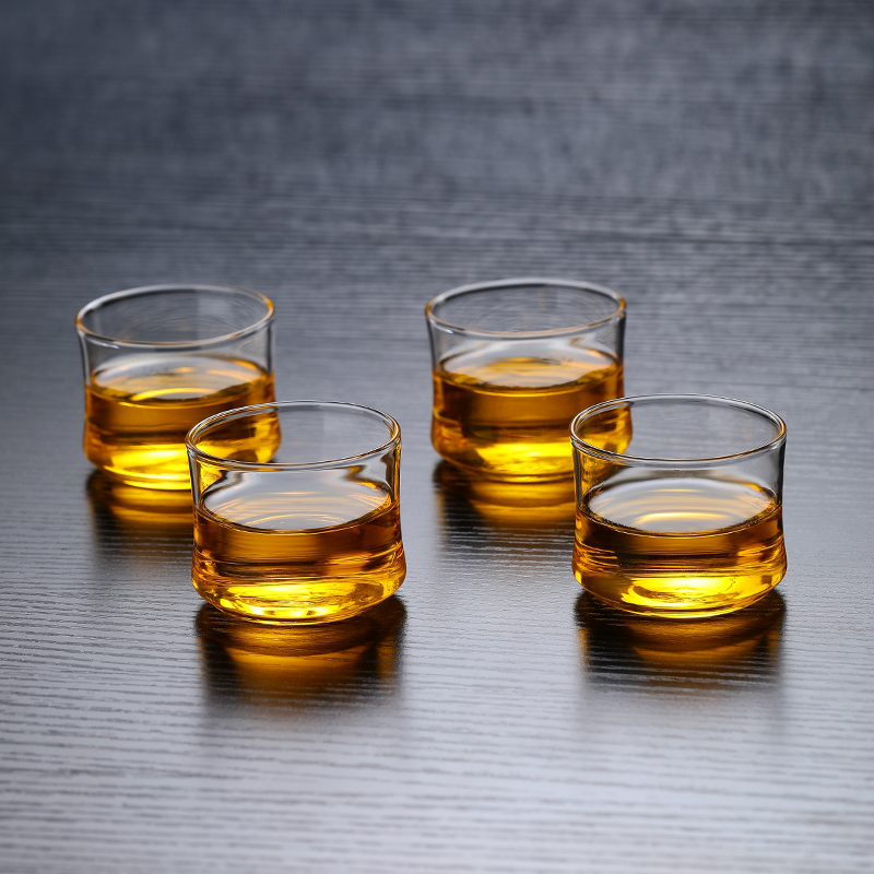 高硼硅加厚功夫茶具玻璃杯