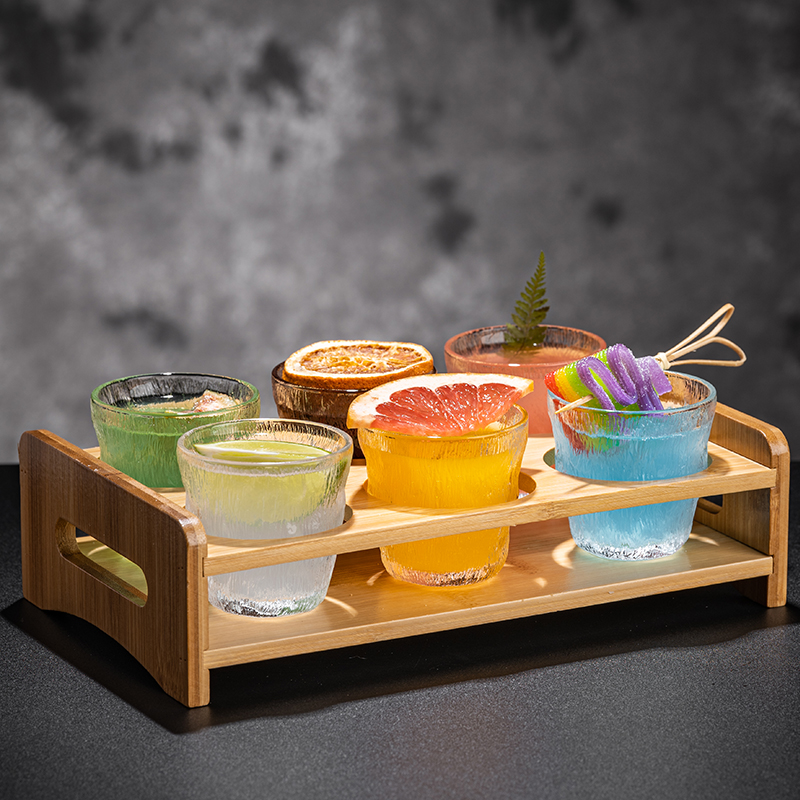彩虹鸡尾酒杯迷你小酒杯套装