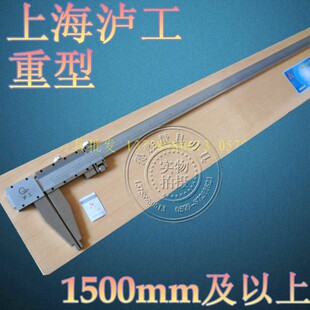 上海泸工游标卡尺 重型 0.02mm 3000mm 卡尺头可以调节位移