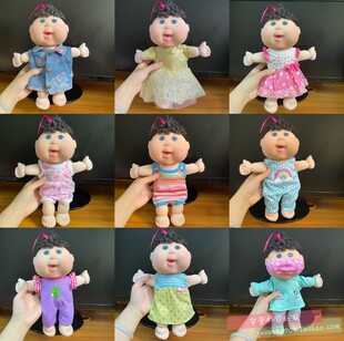 正版散货30厘米小号椰菜娃娃衣服多款外贸娃衣休闲套装 连衣裙鞋