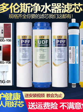 多伦斯DLS-600G-D10/75G-01/D7/T01/100G-D07五级净水器通用滤芯