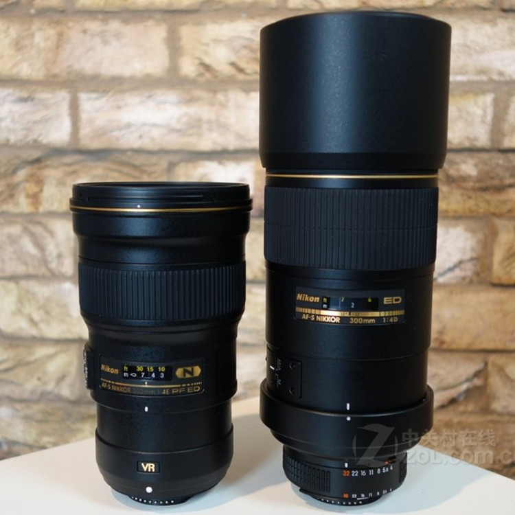 Nikon/尼康 AF-S 尼克尔 300mm F/4e PF ED VR 定焦长焦单反镜头