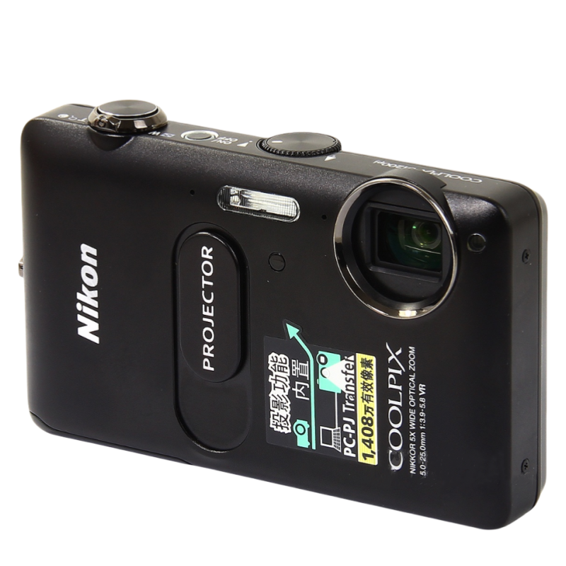 Nikon/尼康 COOLPIX S1200pj 便携高清数码相机家用旅游内置投影