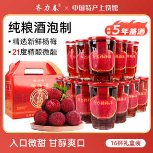 齐力春杨梅酒21度礼盒装低度果酒梅子酒新年元旦送礼江西上饶特产