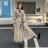 秋冬长款风衣外套9125P165K248，女装风衣，2D109