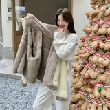冬装新款皮毛一体外套882/P215/K328，女装毛呢外套，2D109
