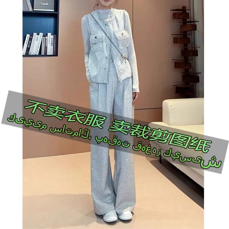 308服装裁剪纸样图韩系