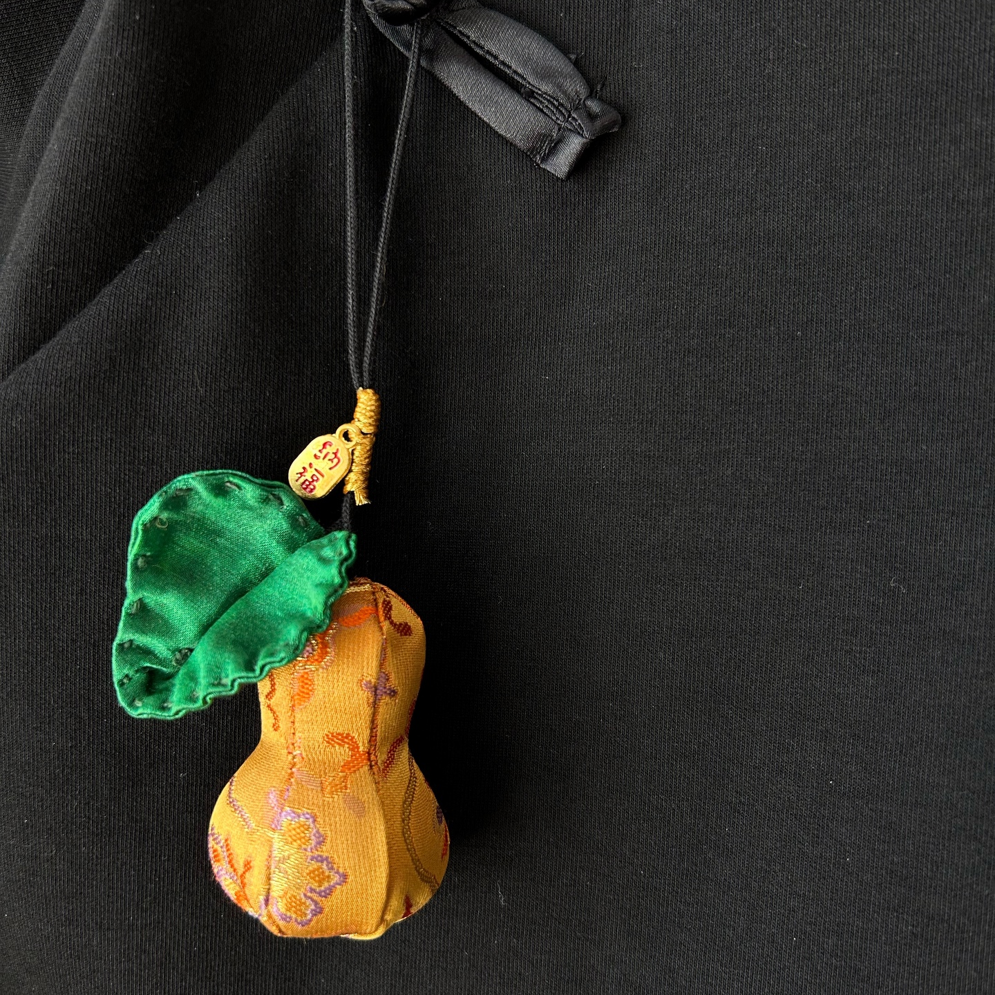 非遗真丝宋锦手工配饰小挂件桑蚕丝挂坠包包挂饰好事发花生手机链