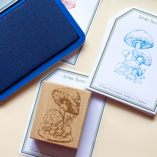 千百代 办公大尺寸印泥 印台日常印章手账用 包邮 细节清晰