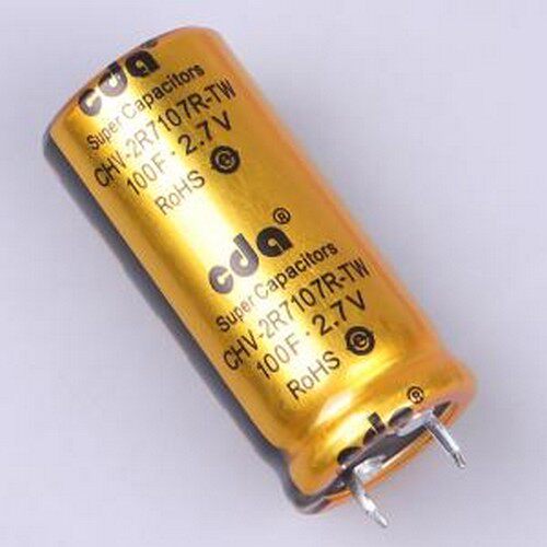 CHV-2R7107R-TW-S1 超级电容器 100F -10%~+30% 2.7V 插件