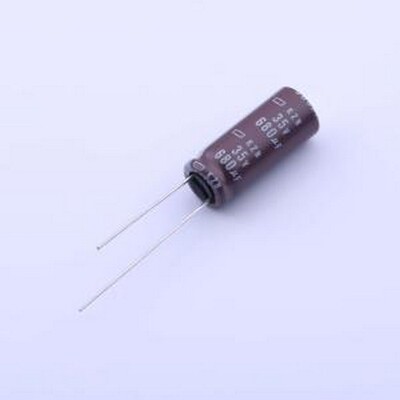 EKZN350ELL681MJ25S 直插铝电解电容 680uF ±20% 35V 插件,D10xL