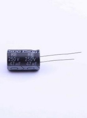 ECRE1321470M251P00 直插铝电解电容 47uF ±20% 250V 插件,D12.5