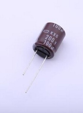 EKXG201ELL101ML20S 直插铝电解电容 100uF ±20% 200V 插件,D16x
