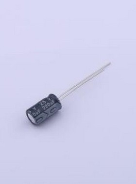 01EC5190 直插铝电解电容 220uF ±20% 25V 插件,D6.3xL11mm