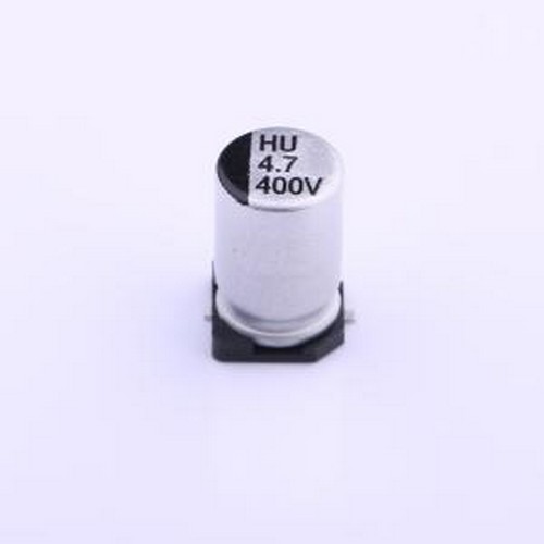 HU2G4R7M-CRF12 贴片型铝电解电容 4.7uF ±20% 400V SMD,D8xL12.