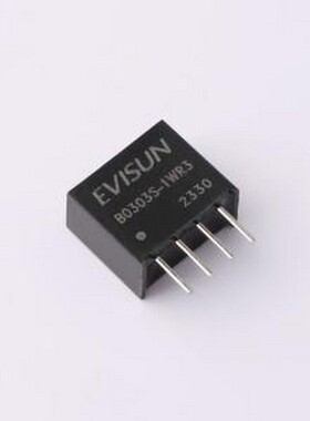 B0303S-1WR3 电源模块 DC-DC输入3.3V输出3.3V 303mA 1W输出短路