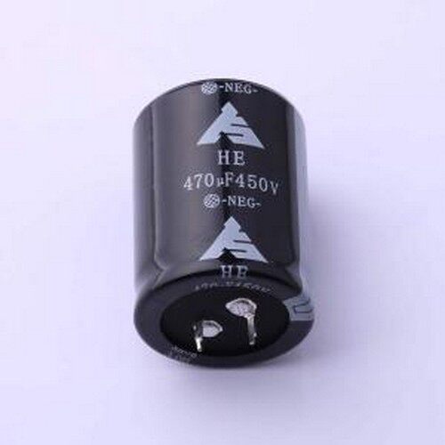HEE471M35045FVA 牛角型电解电容 470uF ±20% 450V 插件,D35xL45