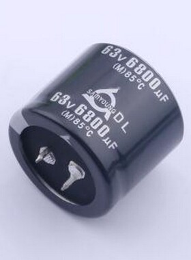 DL63V6800M35*30 V 牛角型电解电容 6800uF 63V 插件,D35xL30mm