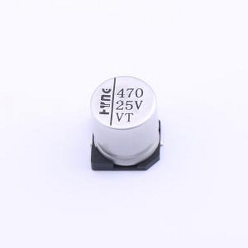 HY1E471MC100105MEO 贴片型铝电解电容 470uF ±20% 25V SMD,D10x