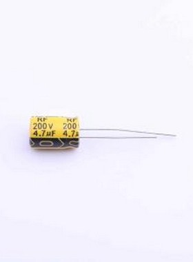 ECRF08124R7M201P00 直插铝电解电容 4.7uF ±20% 200V 插件,D8xL