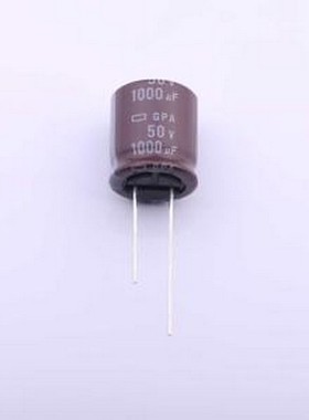 EGPA500ELL102MM20S 直插铝电解电容 1000uF ±20% 50V 插件,D18x