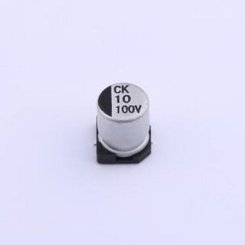 CK2A100M-CRE77 贴片型铝电解电容 10uF ±20% 100V SMD,D6.3xL7.
