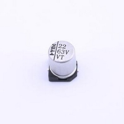 HY1J220MC063077MEO 贴片型铝电解电容 22uF ±20% 63V SMD,D6.3x