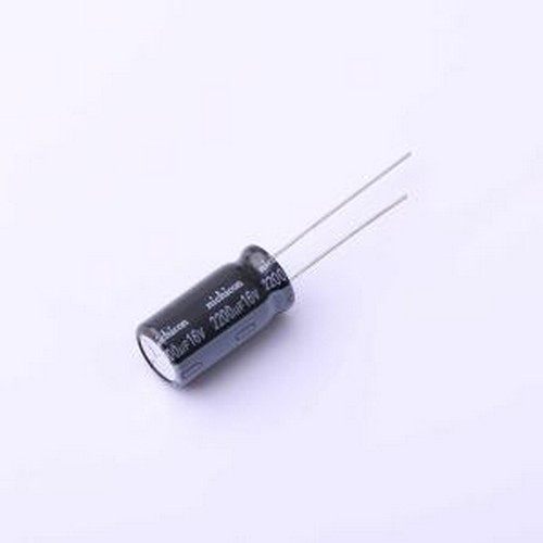 UVK1C222MPD 直插铝电解电容 2200uF ±20% 16V 插件,D10xL20mm