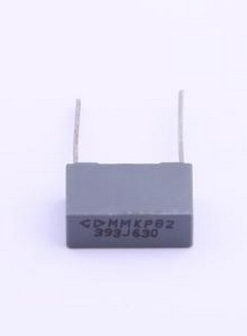C822J393J60C000 聚丙烯膜电容(CBB) 39nF ±5% 630V 插件,P=15mm