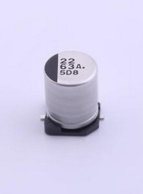 EEE1JA220P 贴片型铝电解电容 22uF ±20% 63V SMD,D8xL10.2mm