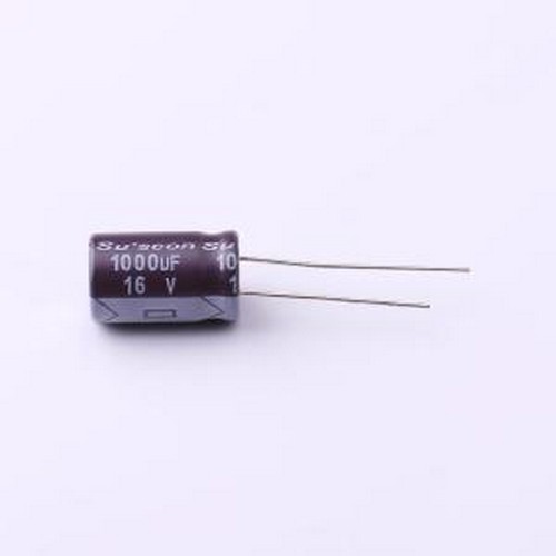 SD16M102G16TKKKSOOR 直插铝电解电容 1000uF ±20% 16V 插件,D10