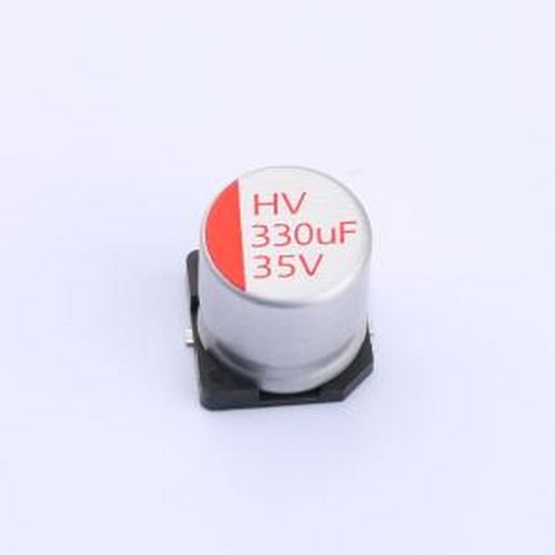 HV1V337M1010PZ固态电容 330uF±20% 35V SMD,D10xL10mm