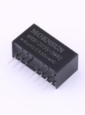 WRB1203S-3WR2 电源模块 WRB1203S-3WR2 SIP,22x9.5mm