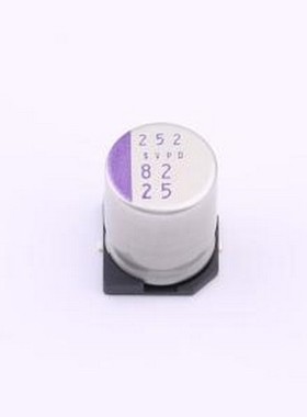 25SVPD82M 固态电容 82uF ±20% 25V SMD,D10xL12.7mm