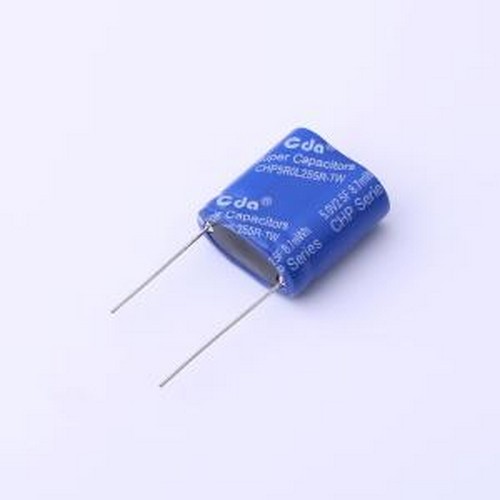 CHP5R0L255R-TW 超级电容器 2.5F 0%~+100% 5V 插件,10x20mm