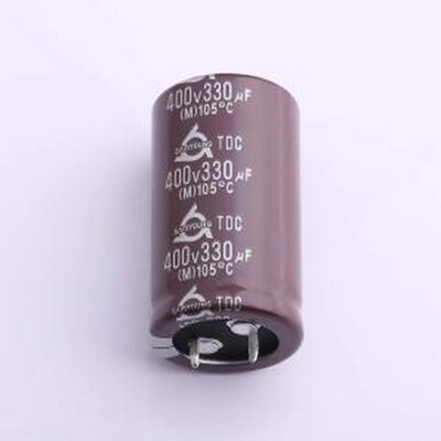 TDC 400V330 25.4*45 牛角型电解电容 330uF ±20% 400V 插件,D25