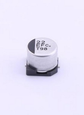 EEEFC1E220P 贴片型铝电解电容 22uF ±20% 25V SMD,D6.3xL5.4mm