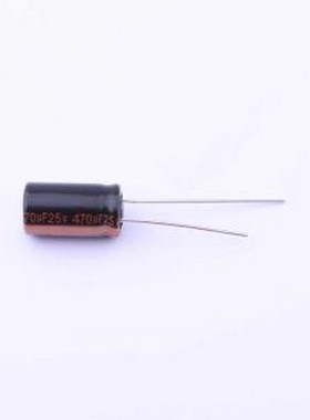 RXK471M1EBK-0815 直插铝电解电容 470uF ±20% 25V 插件,D8xL15m