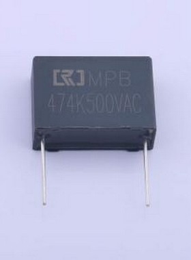 PB4124C 聚丙烯膜电容(CBB) 470nF ±10% 500V 插件,P=22.5mm