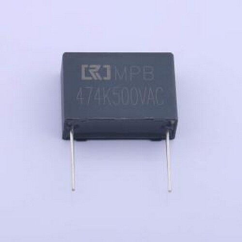 PB4124C 聚丙烯膜电容(CBB) 470nF ±10% 500V 插件,P=22.5mm