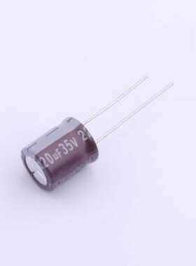 TLR221M1VGBCM 直插铝电解电容 220uF ±20% 35V 插件,D10xL12.5m