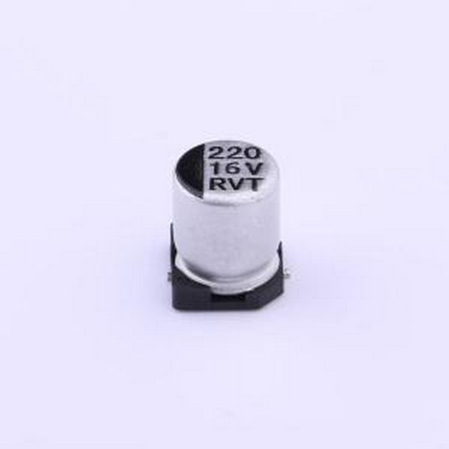 RVT1C221M0607 贴片型铝电解电容 220uF ±20% 16V SMD,D6.3xL7.7