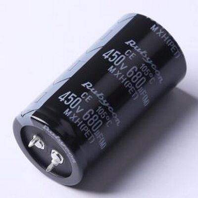 450MXH680MEFASN30X56 牛角型电解电容 680uF ±20% 450V 插件,D3