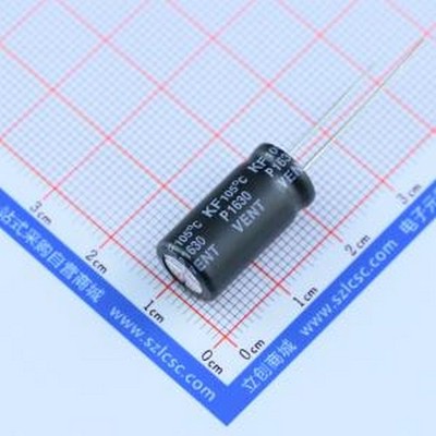 KF222M010G200A 直插铝电解电容 2200uF ±20% 10V 插件,D10xL20m