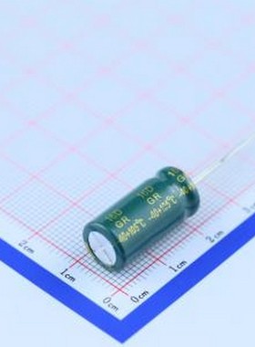 GR228M010G20RR0VL4FP0 直插铝电解电容 2200uF ±20% 10V 插件,D