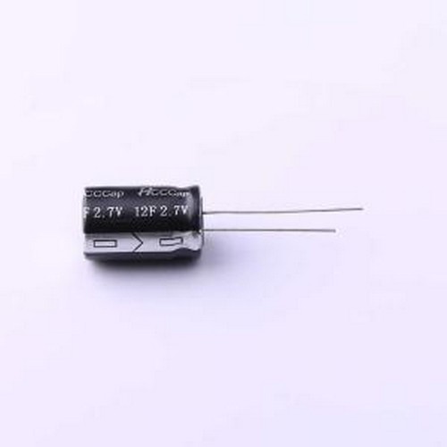 HCAP-C 2R7 126 超级电容器 12F -10%~+30% 2.7V 插件,P=5mm