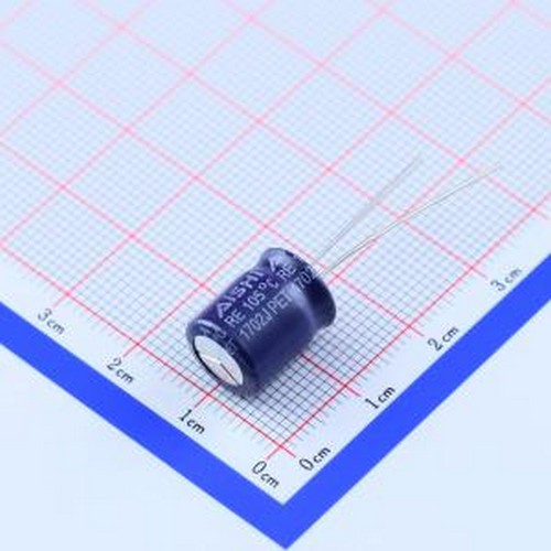 ERE1EM471G13OT 直插铝电解电容 470uF ±20% 25V 插件,D10xL13mm