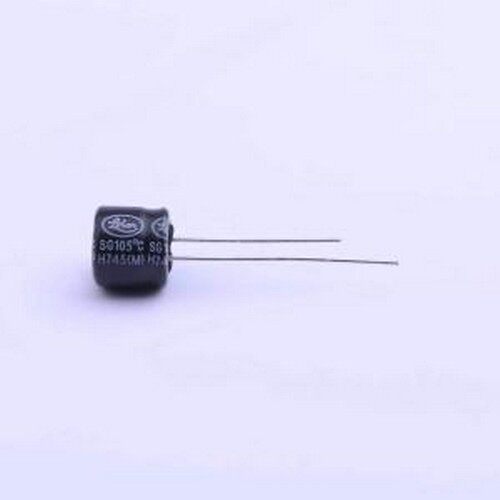 SG-101M1EBK-0807 直插铝电解电容 100uF ±20% 25V 插件,D8xL7mm