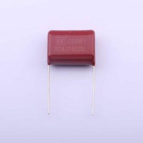 KP104J3C2201 聚丙烯膜电容(CBB) 100nF ±5% 1.6kV 插件,P=22.5m