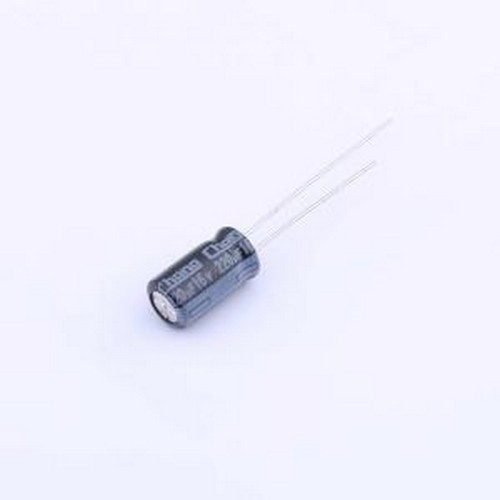 GF1C221ME110A00CE0 直插铝电解电容 220uF ±20% 16V 插件,D6.3x